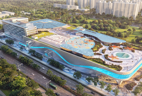 北京海昌海洋館項(xiàng)目幕墻視覺(jué)樣板